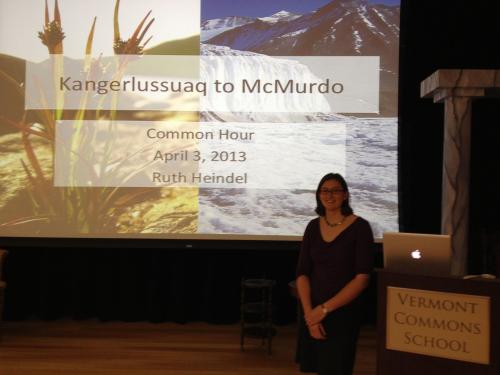 The Vermont Commons community already knows a little about Antarctica. Last year I gave a Common Hour presentation describing my travels to both Greenland and Antarctica.